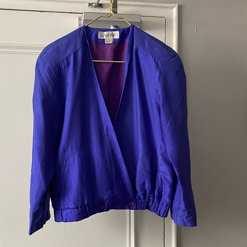 Vintage Silk Jacket by Argenti